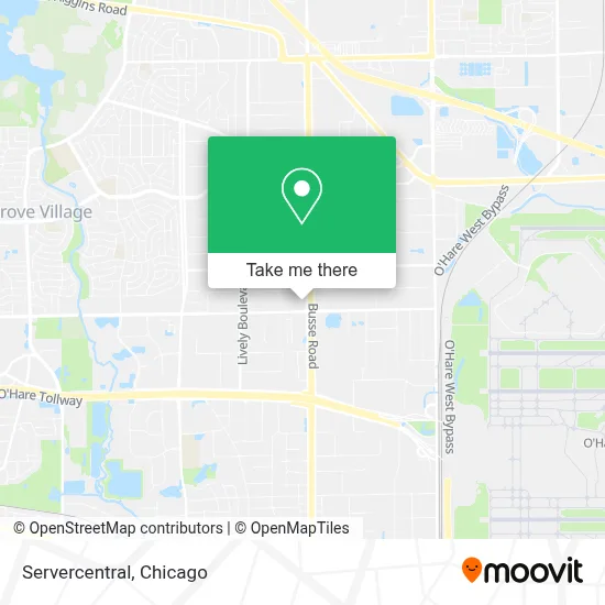 Servercentral map