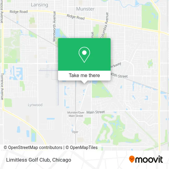 Limitless Golf Club map