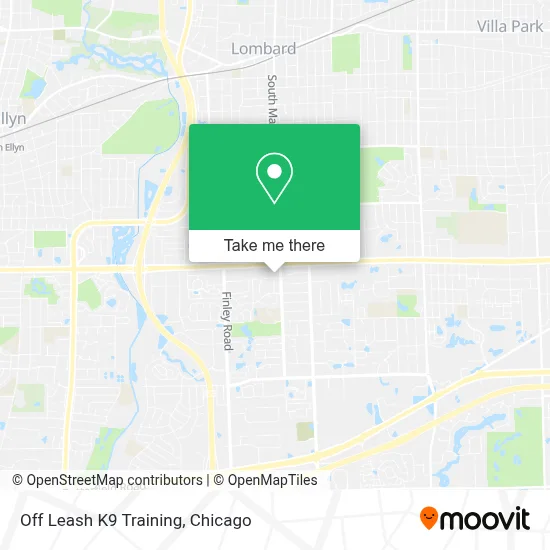 Off Leash K9 Training map