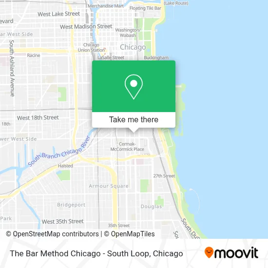 The Bar Method Chicago - South Loop map