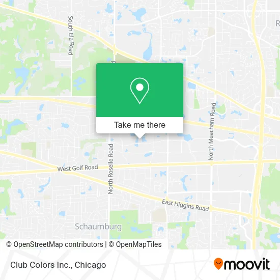 Club Colors Inc. map