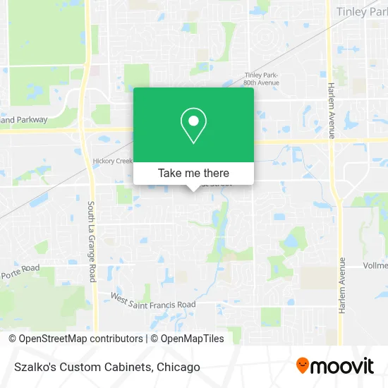 Szalko's Custom Cabinets map
