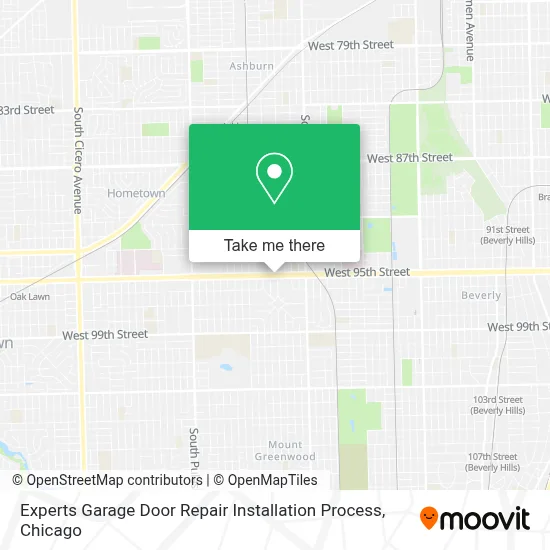 Experts Garage Door Repair Installation Process map