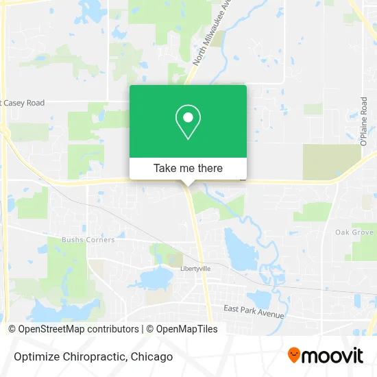 Optimize Chiropractic map