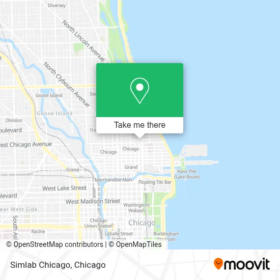 Simlab Chicago map