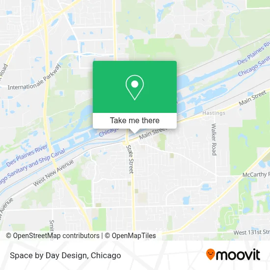 Space by Day Design map