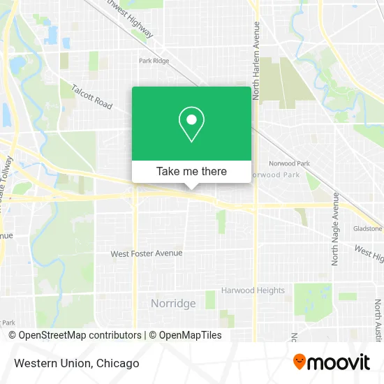 Western Union map