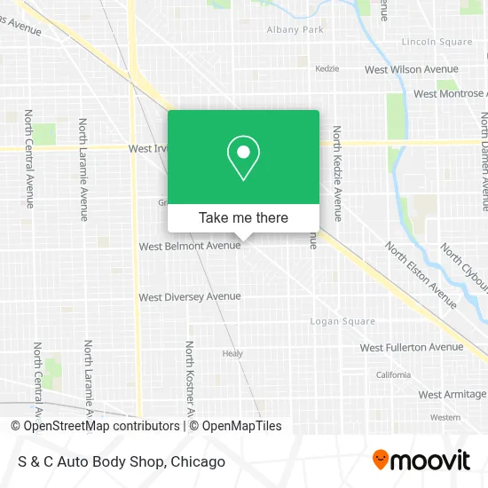 S & C Auto Body Shop map