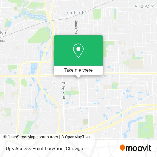 Ups Access Point Location map