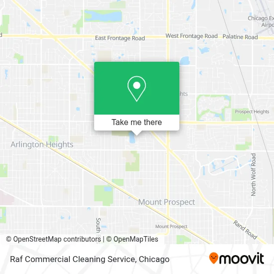 Raf Commercial Cleaning Service map