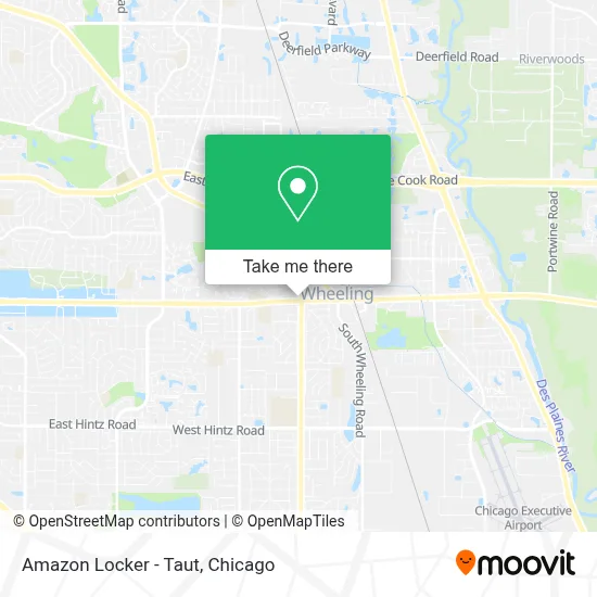 Amazon Locker - Taut map