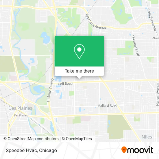 Speedee Hvac map