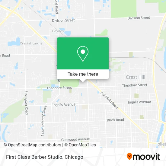 First Class Barber Studio map