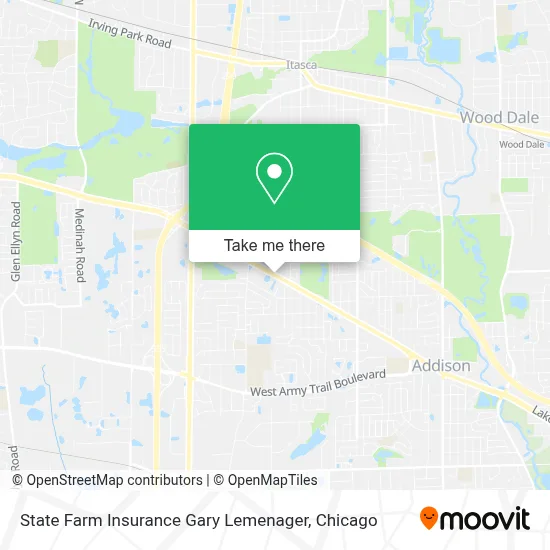 State Farm Insurance Gary Lemenager map
