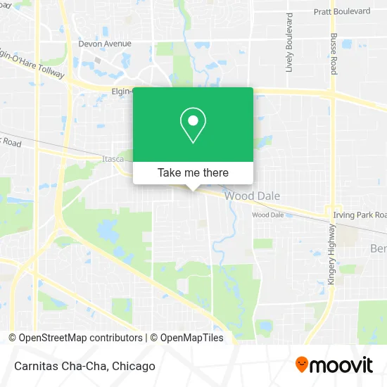 Carnitas Cha-Cha map