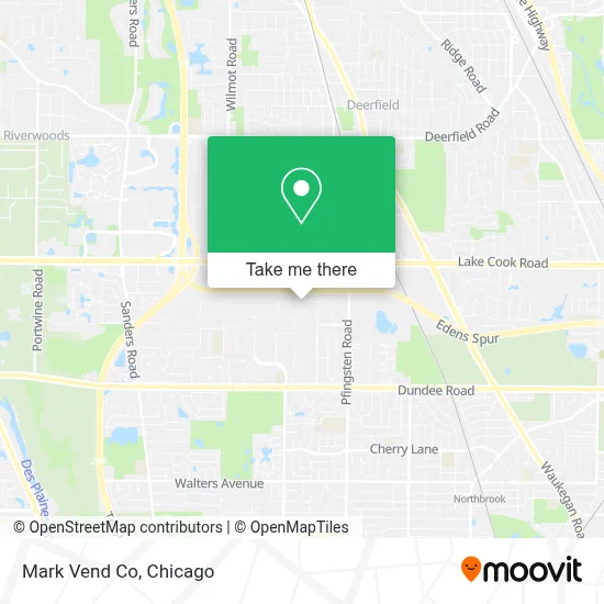 Mark Vend Co map