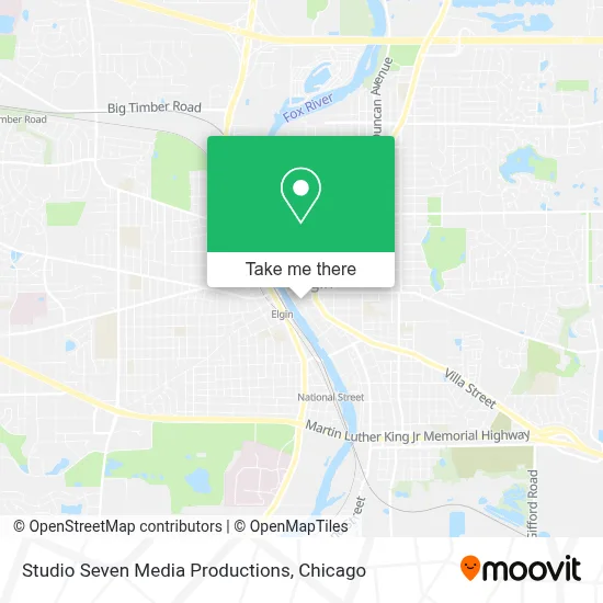 Studio Seven Media Productions map