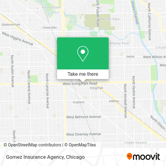 Gomez Insurance Agency map
