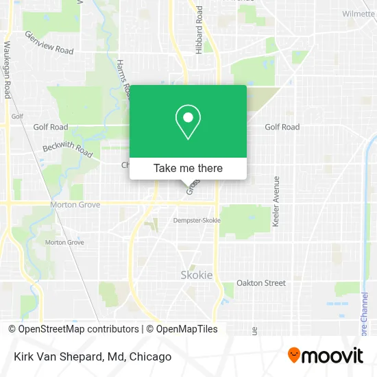 Kirk Van Shepard, Md map