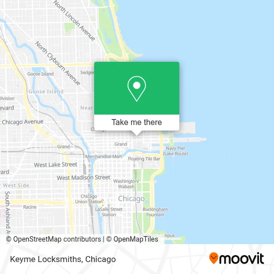 Keyme Locksmiths map