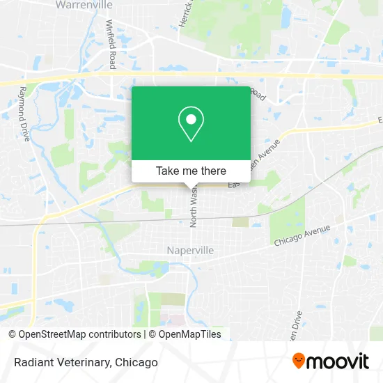 Radiant Veterinary map