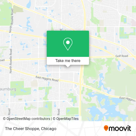 The Cheer Shoppe map