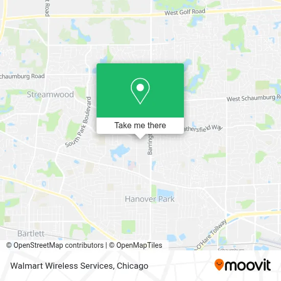 Walmart Wireless Services map