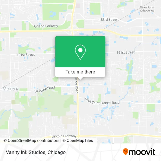 Vanity Ink Studios map