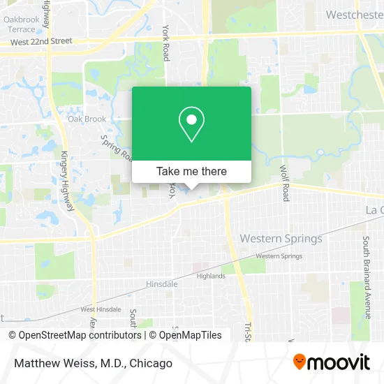 Matthew Weiss, M.D. map