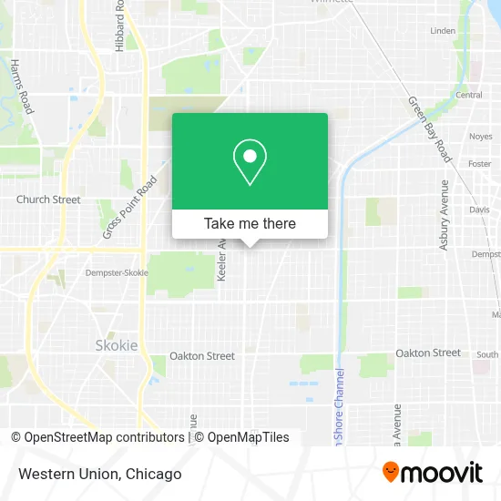 Western Union map
