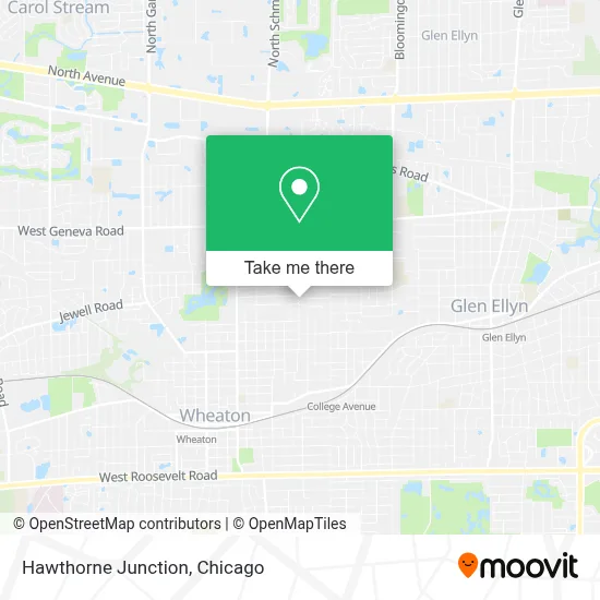 Hawthorne Junction map