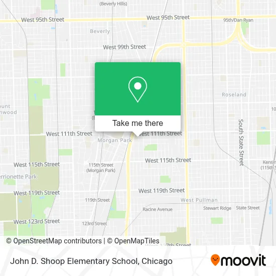 John D. Shoop Elementary School map