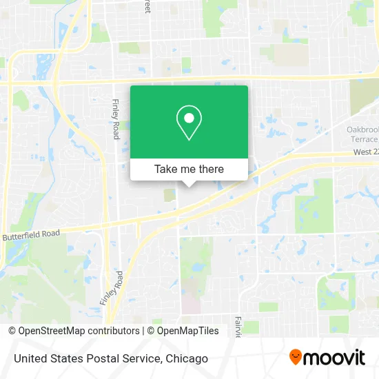 United States Postal Service map