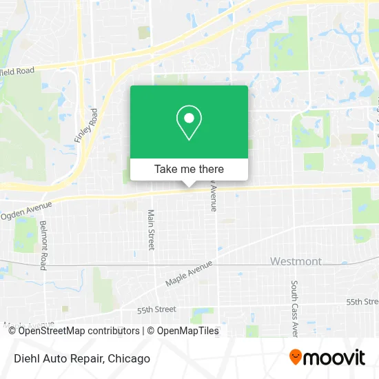 Diehl Auto Repair map