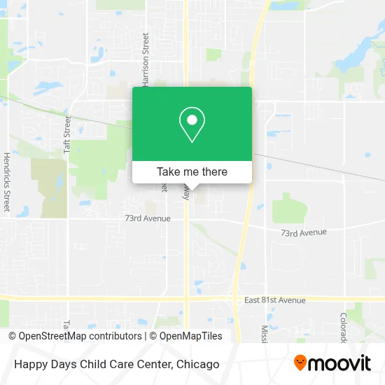 Happy Days Child Care Center map