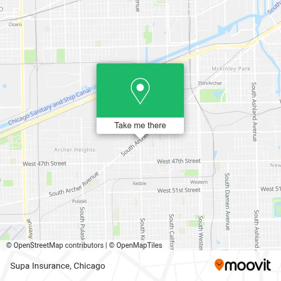 Supa Insurance map