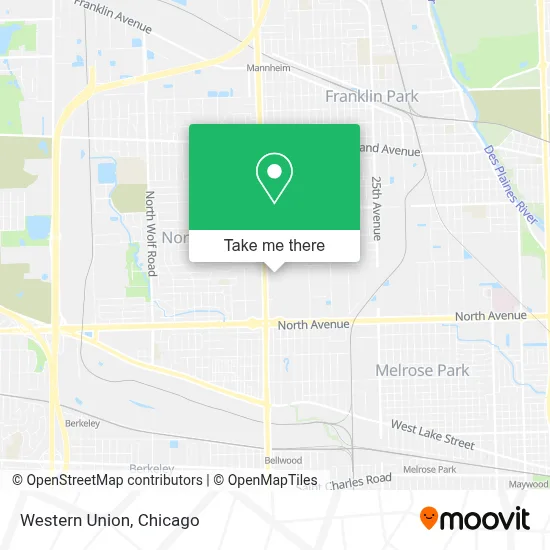 Western Union map