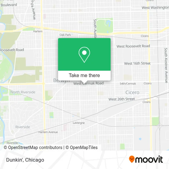 Dunkin' map