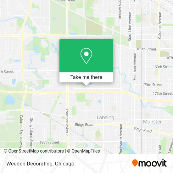 Weeden Decorating map