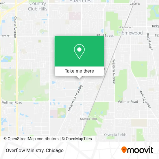 Overflow Ministry map