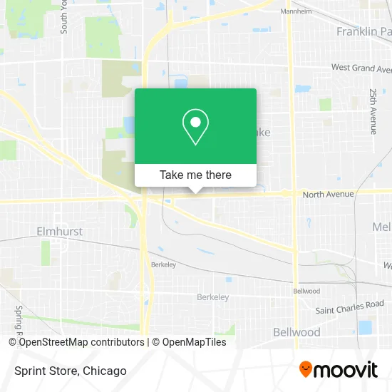 Sprint Store map