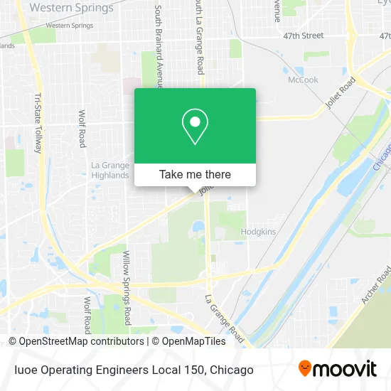 Iuoe Operating Engineers Local 150 map