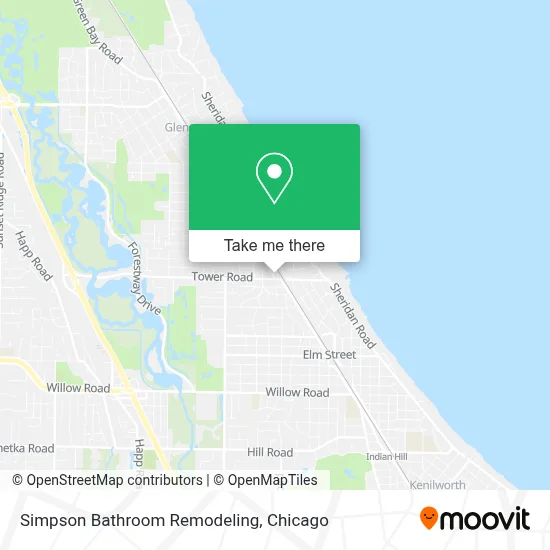 Simpson Bathroom Remodeling map