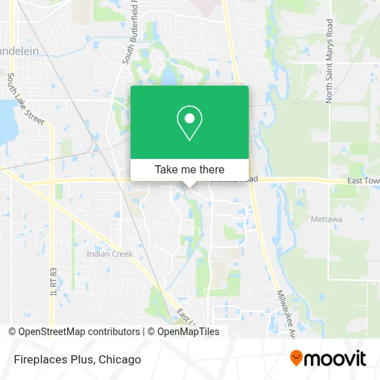Fireplaces Plus map