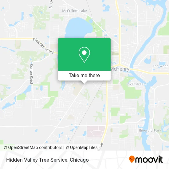 Hidden Valley Tree Service map