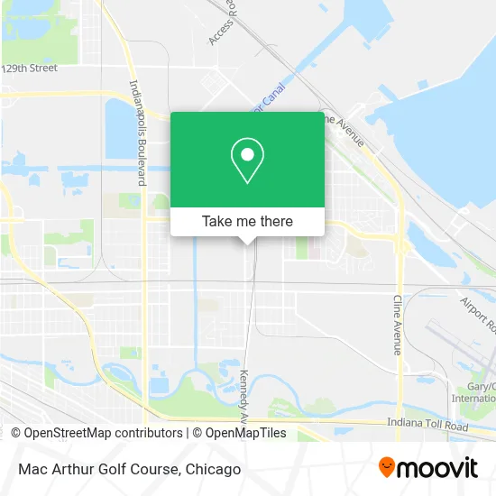 Mac Arthur Golf Course map