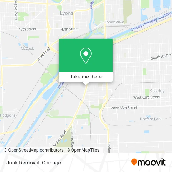 Junk Removal map