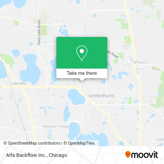 Alfa Backflow Inc. map