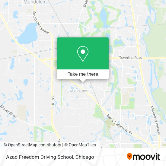 Azad Freedom Driving School map