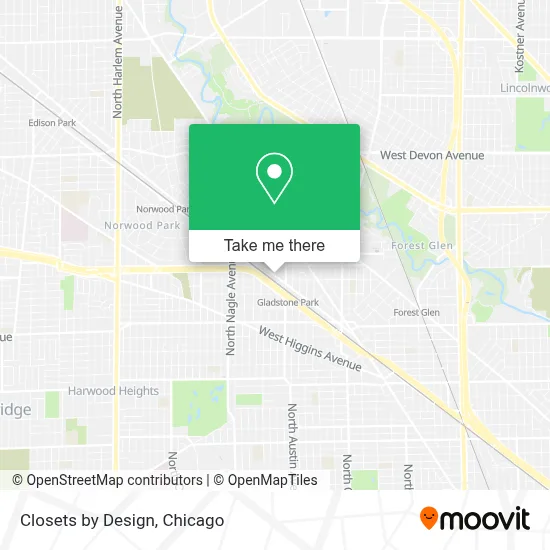 Closets by Design map